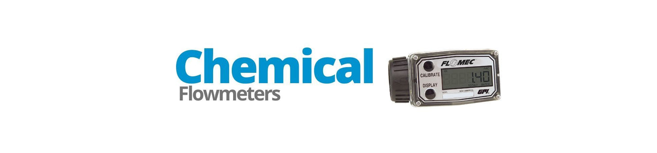 OM025P Chemical and Adblue flow meter side angle 1